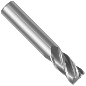 Cortador Vertical De Carburo, Métrico, 4 Filos Plano; 6 mm (.2362") Diámetro x 6 mm Zanco x 19 mm Largo de Corte x 50 mm