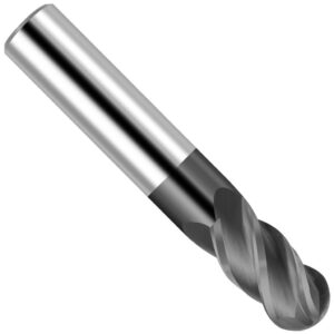 Cortador Vertical De Carburo, 4 Filos Radial; 6 mm (.2362") Diametro x 6 mm Zanco x 19 mm Largo de Corte x 50 mm Largo Total Con Rec TiAlN
