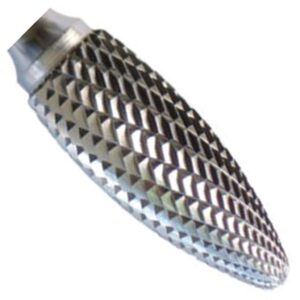 Lima Rotativa de Carburo Forma Flama mod. SH-1, 1/4" Diámetro x 1/4" Zanco x 1/2" Largo de Corte x 2-3/8"